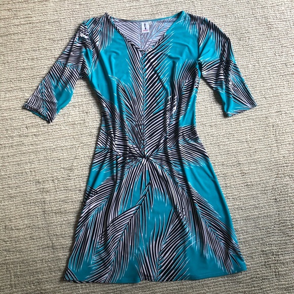 Spring colours mini dress, tunic - Picture 2 of 4